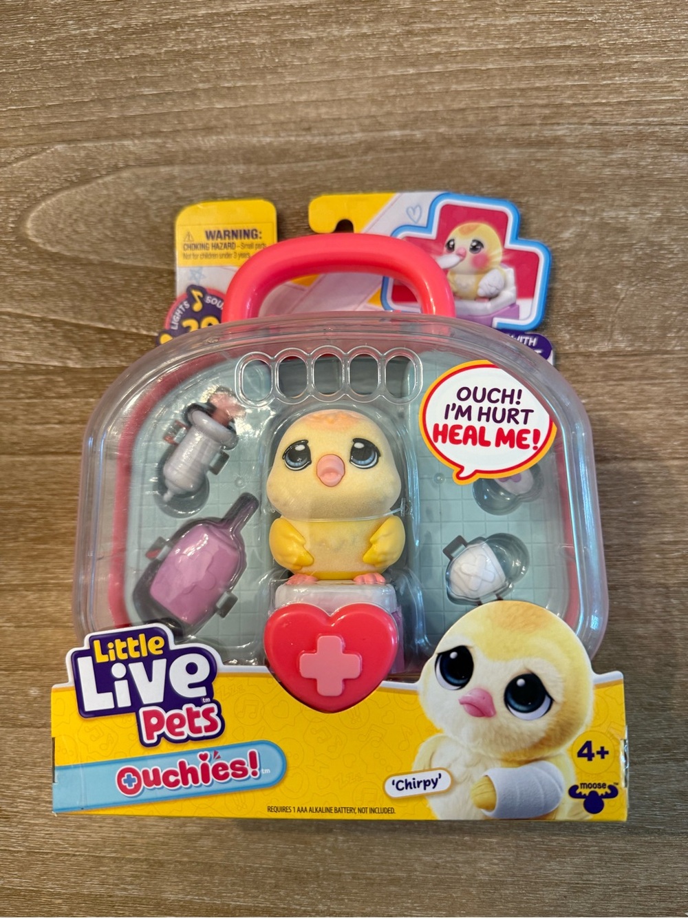 Little Live Pets Store Ouchies Vet Kit Coco The Hamster interactive Hot toy NEW